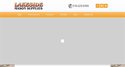 Desktop Screenshot of lakesidemason.com